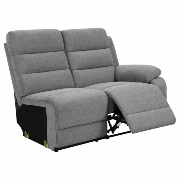 David - Upholstered Reclining Sectional Sofa - Smoke - Image 7