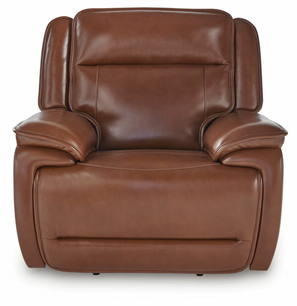 Healy Pier - Chocolate - Power Recliner / Adj Headrest - Image 3