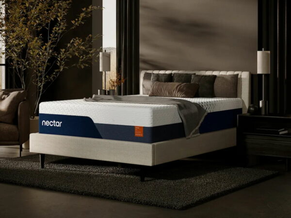 Nectar Ultra Memory Foam 5.1 - White - Twin XL Mattress - Fabric - Image 4