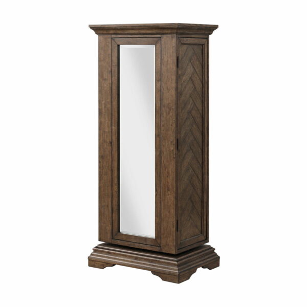 Mar Vista - Swivel Lingerie Chest With Mirror - Walnut - Image 5