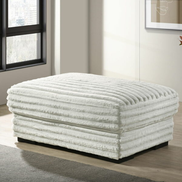 Embrace - 41" Ottoman - White - Image 4