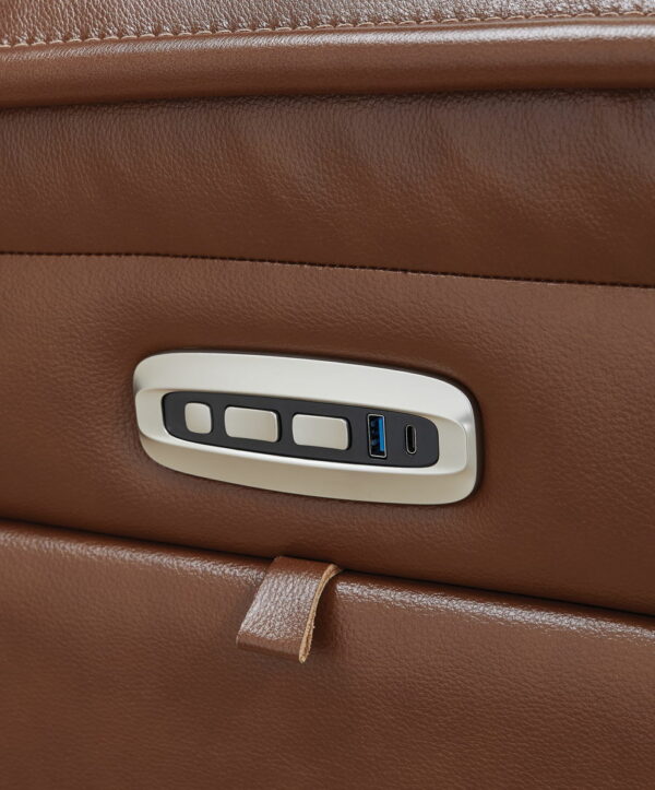 Healy Pier - Chocolate - Power Recliner / Adj Headrest - Image 4
