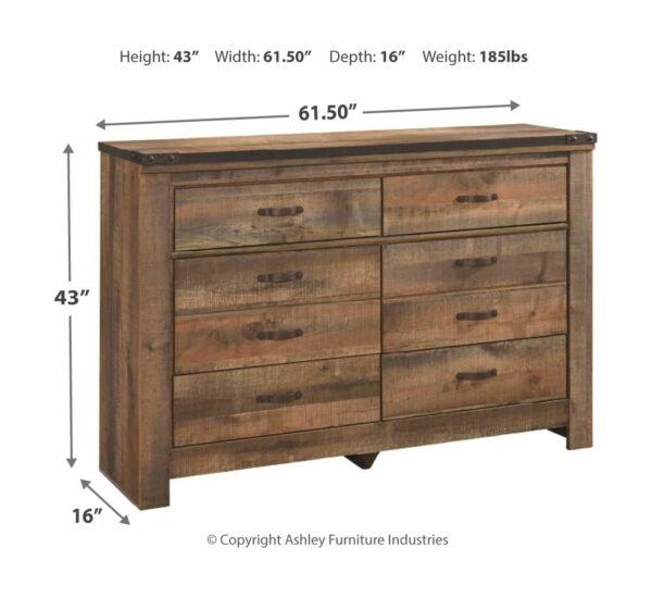 Trinell - Panel Bedroom Set - Image 6