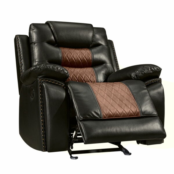 Nikko - Glider Recliner - Two Tone Brown - Image 6