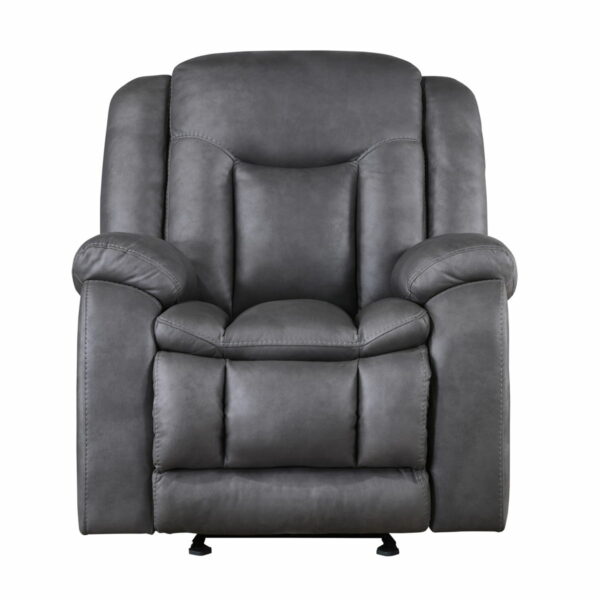 Morello - Glider Recliner With Power Footrest - Gray - Image 8