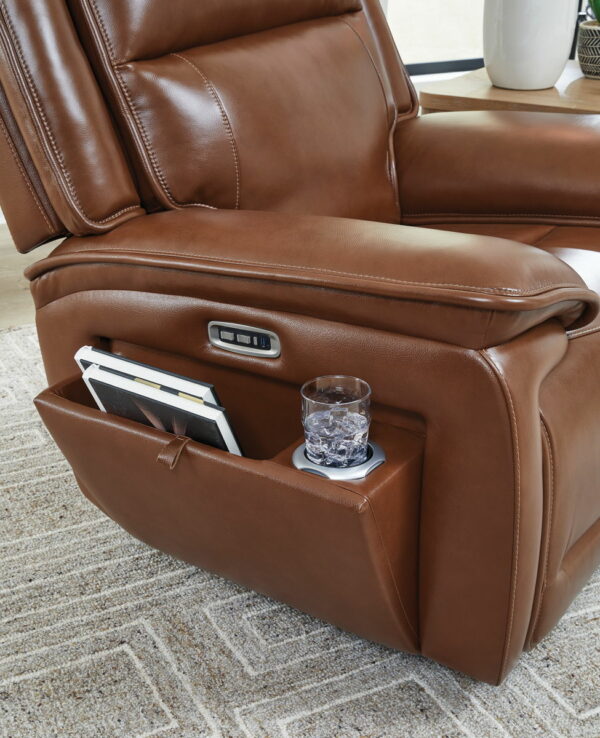 Healy Pier - Chocolate - Power Recliner / Adj Headrest - Image 9