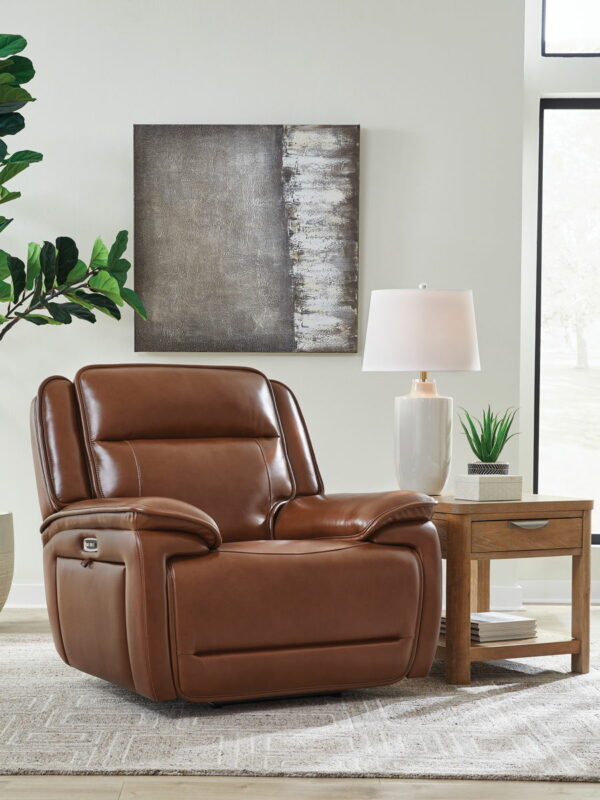 Healy Pier - Chocolate - Power Recliner / Adj Headrest - Image 2