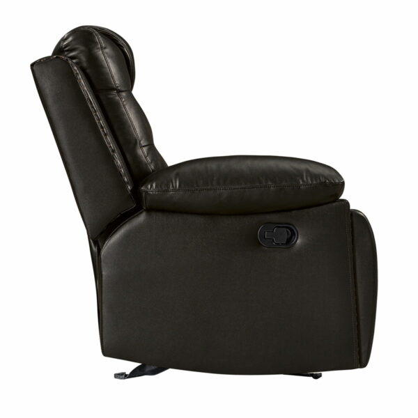 Nikko - Glider Recliner - Two Tone Brown - Image 7