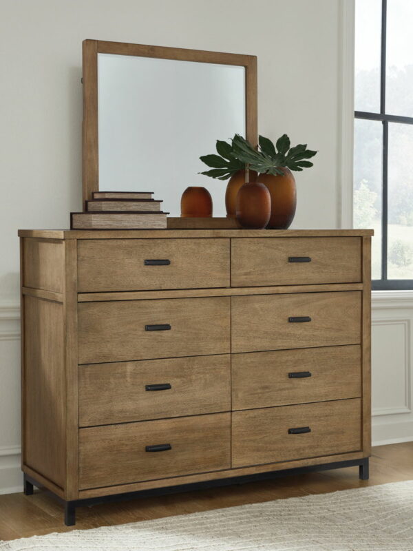 Tomtyn - Light Brown - Dresser And Mirror - Image 5