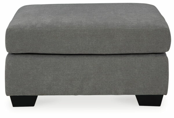 Highland Falls - Gray - Oversized Accent Ottoman - Image 2