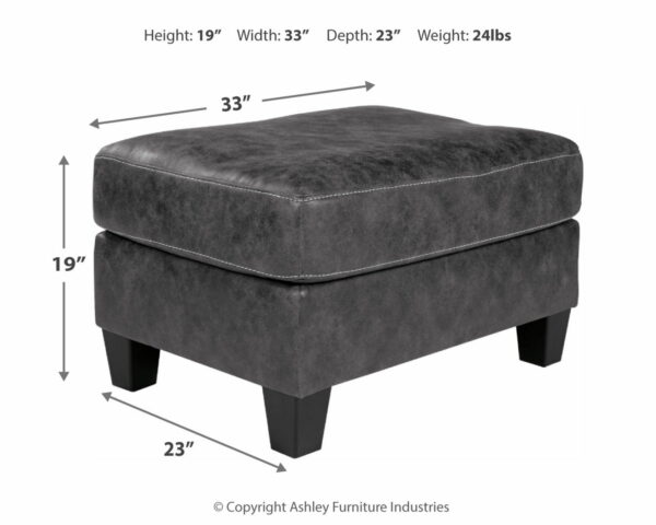 Venaldi - Gunmetal - Ottoman - Image 8
