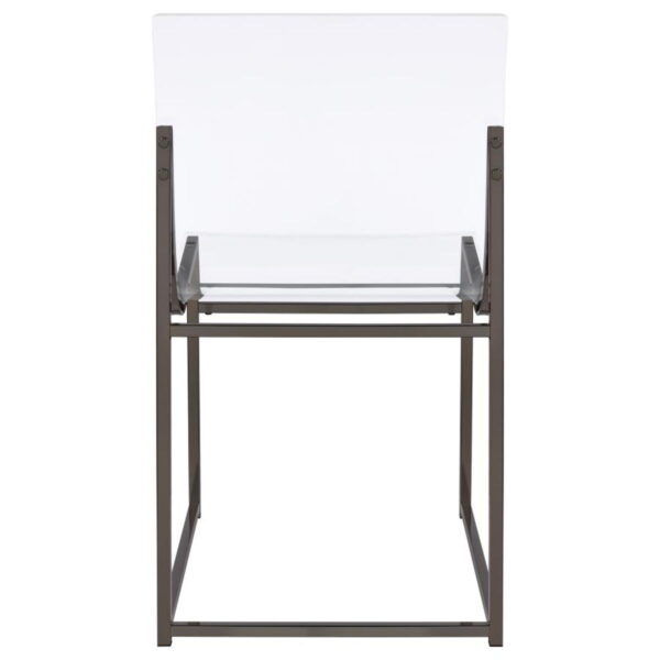 Jillian - 5 Piece Round Mirror Top Dining Set - Black Nickel - Image 4