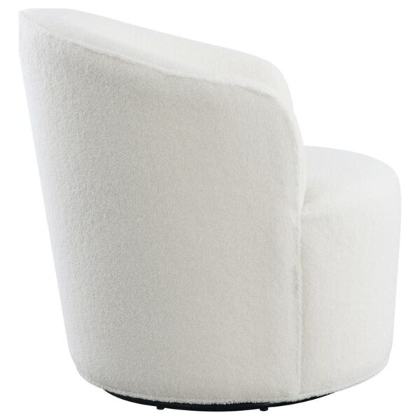 Joyce - Upholstered Barrel Back Swivel Chair - Image 2