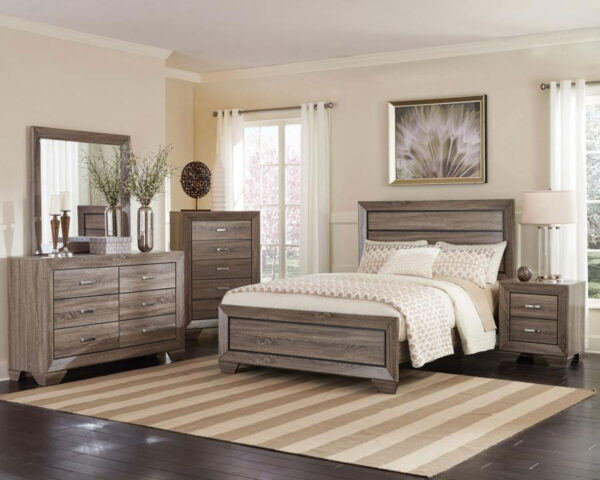 Kauffman - Wood Panel Bed - Image 4