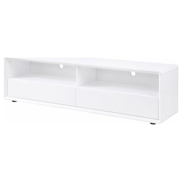 Ellice - TV Stand Media Console - White - Image 3