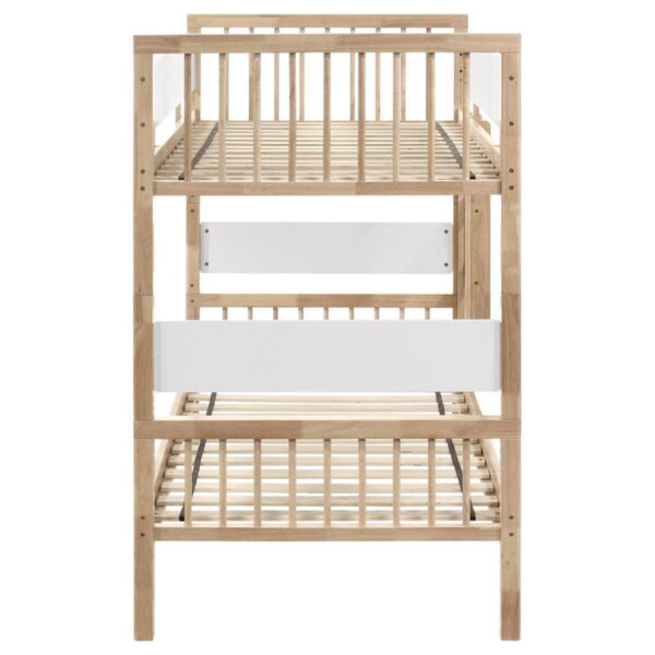 Dakota - Wood Twin Over Twin Bunk Bed - Natural - Image 3
