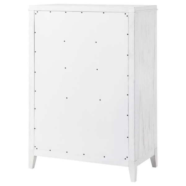 Marielle - 5-Drawer Bedroom Chest - Distressed White - Image 3