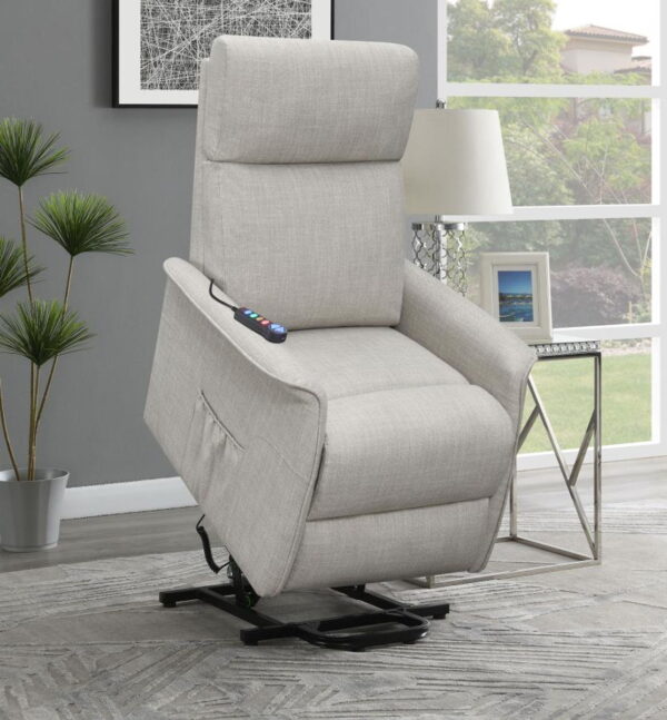 Herrera - Upholstered Power Lift Massage Chair - Image 29
