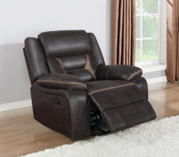 Greer - Upholstered Swivel Glider Recliner Chair - Image 11