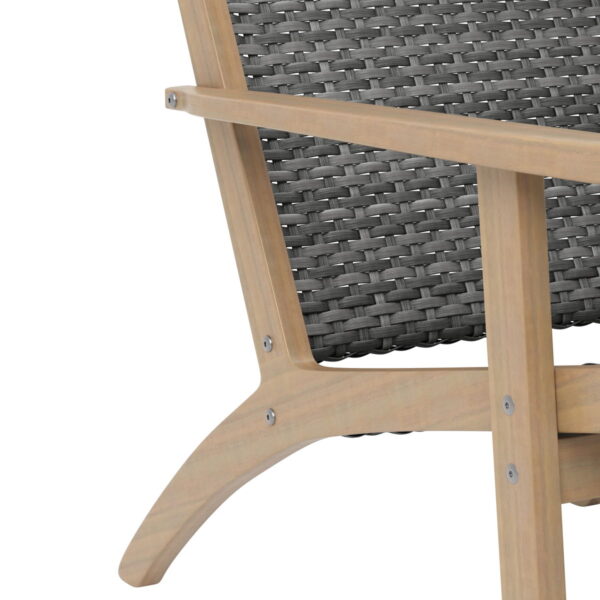 Radius - 3 Piece Outdoor (2 Chairs & End Table) - Gray - Image 2