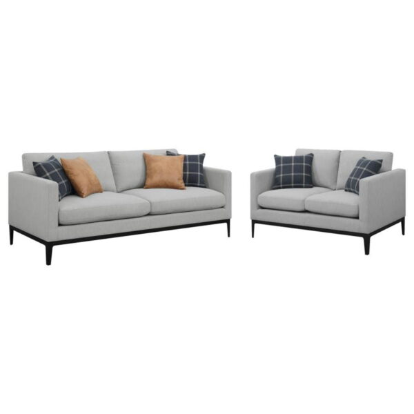 Apperson - Upholstered Track Arm Sofa Set - Image 20