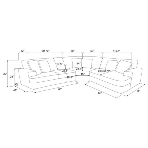 Emberson - Upholstered Modular Sectional Sofa - Image 15