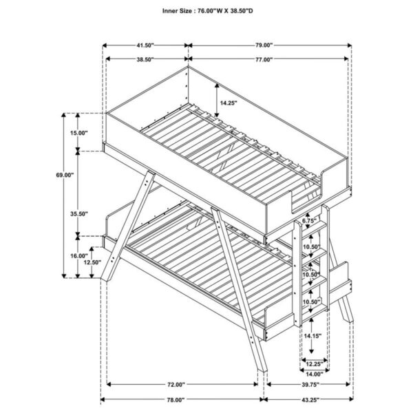 Frankie - Wood Bunk Bed - Image 16