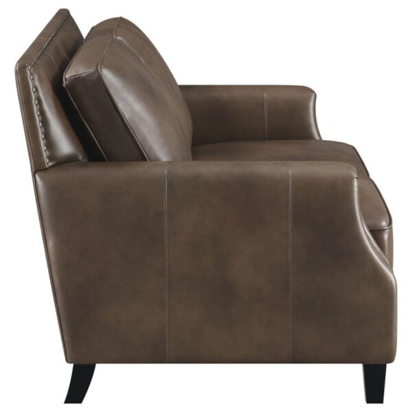 Leaton - Upholstered Recessed Arm Sofa Set - Image 7