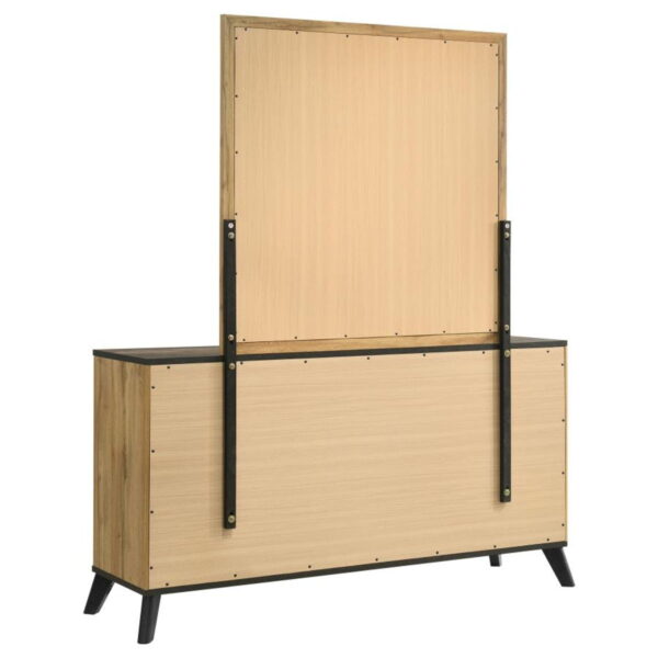 Kaywood - 6-Drawer Dresser And Mirror - Natural Pine - Image 14