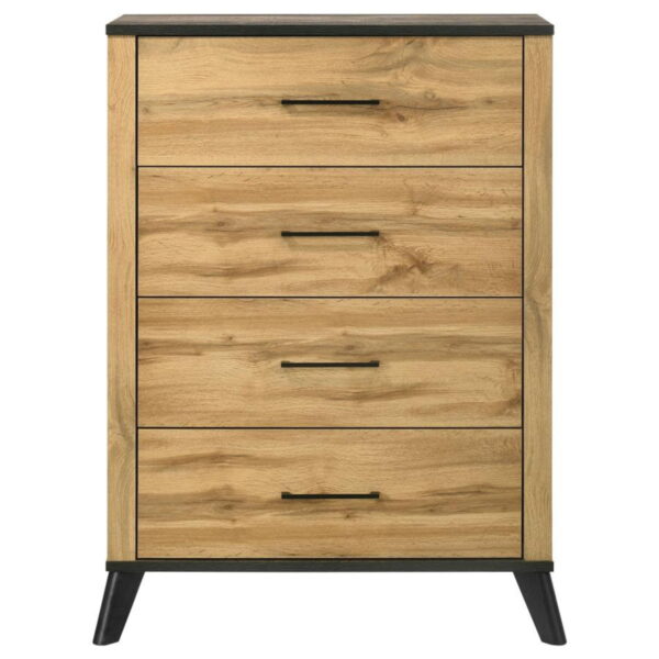 Kaywood - 4-Drawer Bedroom Chest Of Drawers - Natural Pine - Image 11