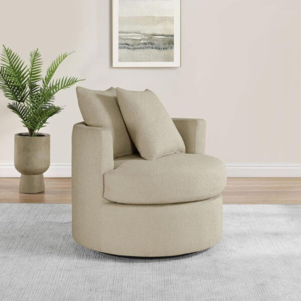 Debbie - Upholstered Swivel Accent Chair - Image 13