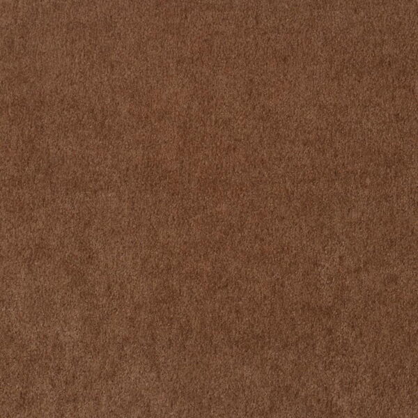 Selma - Velvet Upholstered Crescent Arm Sofa - Rust - Image 12