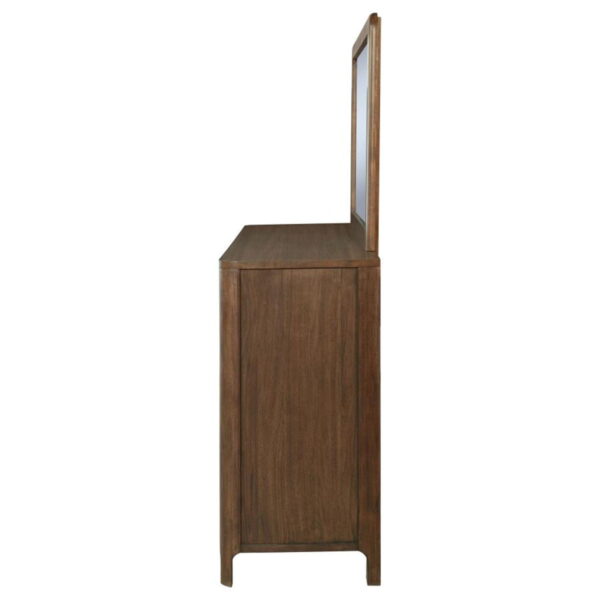Maderia - 8-Drawer Dresser And Mirror - Walnut - Image 2