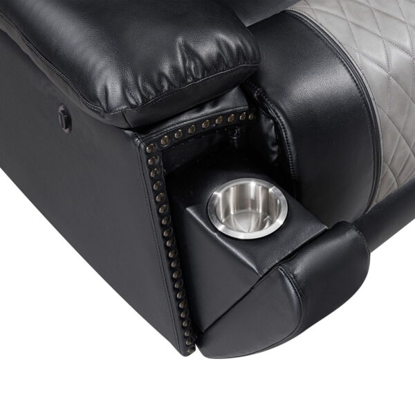 Nikko - Console Loveseat With Dual Recliners - Image 28