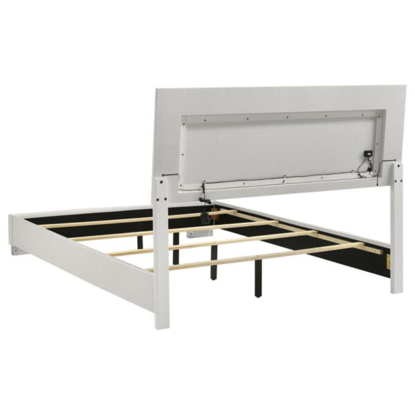 Felicity - Wood LED Panel Bed - Image 4