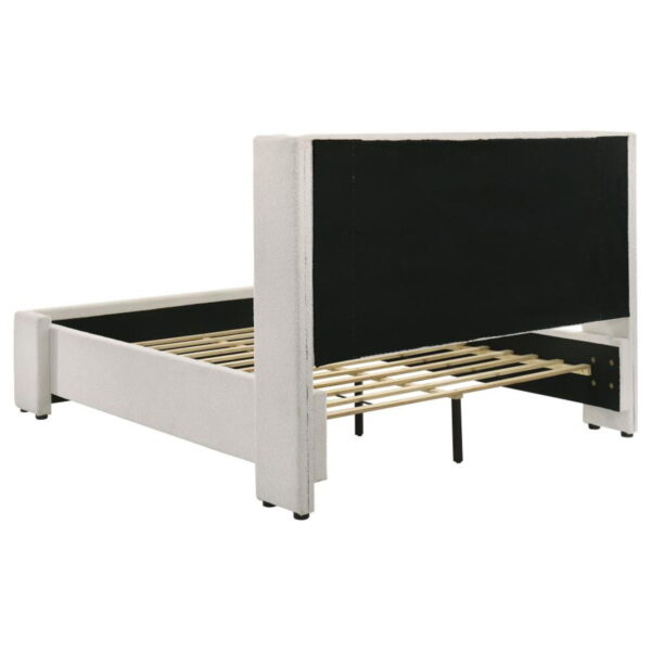 Alamosa - Boucle Upholstered Wingback Bed - Image 9