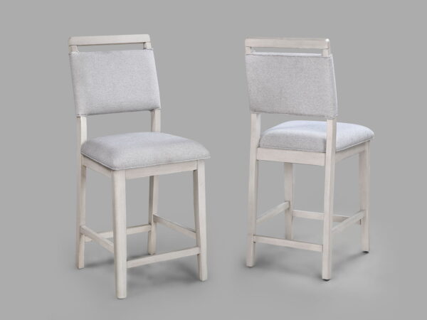 Blanche - 5 Piece Counter Dining Room Set - Antique White - Image 5