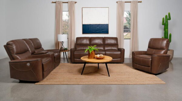 Greenfield - Power Reclining Sofa Set - Image 62
