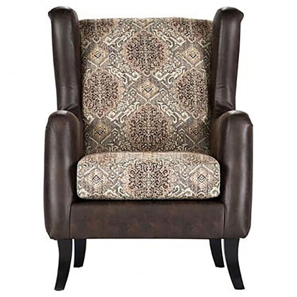 Elmbrook - Upholstered Rolled Arm Sofa Set With Intricate Wood - Image 6