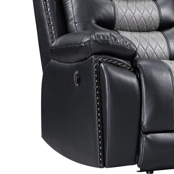 Nikko - Console Loveseat With Dual Recliners - Image 5