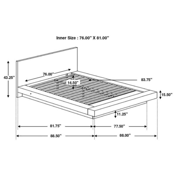 Jessica - Bedroom Set With LED - Image 15