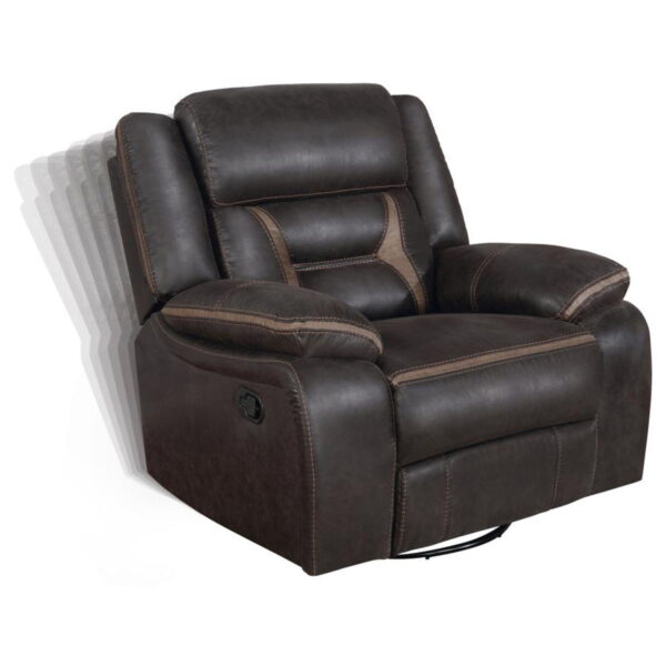 Greer - Upholstered Swivel Glider Recliner Chair - Image 12