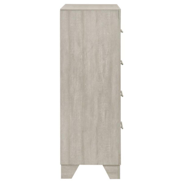 Trenton - 4-Drawer Bedroom Chest Of Drawers - Rustic Cream - Image 11