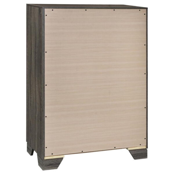 Wright - 4-Drawer Chest Of Drawers - Brown Oak - Image 5