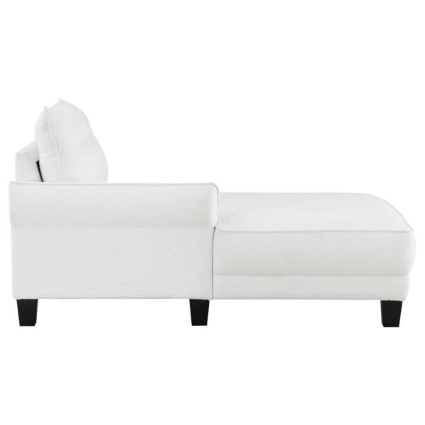 Caspian - Upholstered Curved Arm Chaise Sectional Sofa - Image 15