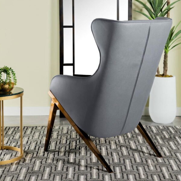 Walker - Upholstered High Wingback Accent Chair - Image 2