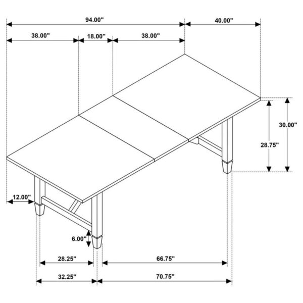 Matisse - Rectangular Dining Table Set - Image 6
