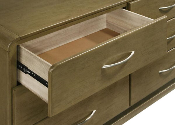 Amsbury - 6-Drawer Dresser And Mirror - Nutmeg - Image 14