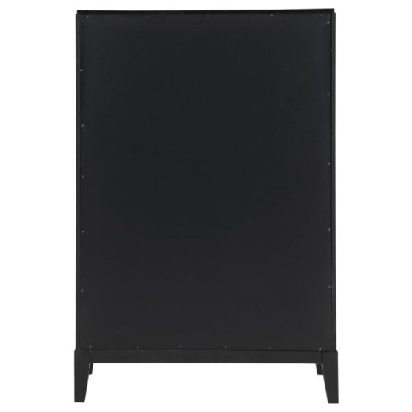 Brookmead - 5-Drawer Bedroom Chest - Black - Image 12