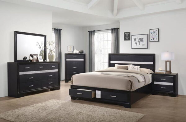 Miranda - Storage Wood Panel Bed - Image 14